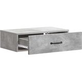 Stolna montirana na zid Betonska siva 59 x 34 5 x 17 cm | shoptok.hr