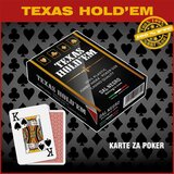 Dal Negro karte za poker 100% plastika jumbo index, crvene | shoptok.hr
