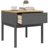  Stolić za svjetiljku FLORO sivi 55 x 55 x 54 cm od borovine | shoptok.hr