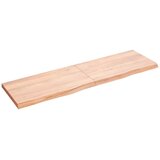  Kupaonska radna ploča svjetlosmeđa 140x40x(2-4) cm masivno drvo | shoptok.hr
