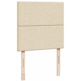  Krevet s oprugama i madracem krem 100 x 200 cm od tkanine | shoptok.hr