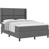  Krevet s opruga kutije Tamno siva 200 x 140 cm tkanina | shoptok.hr