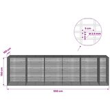  Gabion s žicom debljine 3,5 mm i mrežom 5x2,5 cm 550x100x150 cm | shoptok.hr