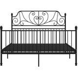  Okvir za krevet crni metalni 160 x 200 cm | shoptok.hr