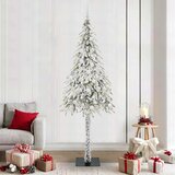  Božićno drvce s 300 LED svjetlima Bijelo 210 cm PE i čelik | shoptok.hr