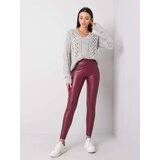 RUE PARIS Leggings-RV-LG-6007.11-dark red | ePonuda.com