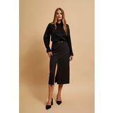 Marisse Black Shirt With Decorative Collar | shoptok.hr