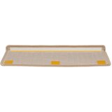  Prostirke za stepenice 15 kom 65x21x4 cm zlatne pravokutne rubove | Eponuda.ba