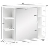 MID.YOU OMARA Z OGLEDALOM 80/64,5/20 cm | Shoptok.si