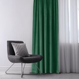  Curtain VILA color bottle green style classic transparent dragon tape 7.5 cm velvet 265x300 HOMEDE | shoptok.hr