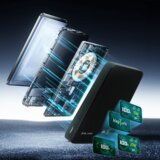 BLAVEC Power Bank 10000mAh BJ-04 Slim Type- C Magsafe 3 u 1 - crno staklo | shoptok.hr