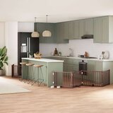vidaXL Vrata za pse s vratašcima 12 panela sklopiva 960 cm drvo topole | shoptok.hr