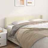  Uzglavlje s ušima krem 183x16x78/88 cm od od umjetne kože | shoptok.hr