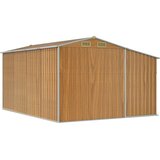  Vrtno spremište svjetlosmeđe 277x365,5x179 cm pocinčani čelik | shoptok.hr