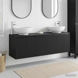  Set ormarića za kupaonicu 3 kom. Crna 49,5 x 44,5 x 65 cm | shoptok.hr