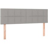  Krevet s oprugama i madracem svjetlosivi 140x190 cm od tkanine | shoptok.hr