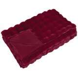  Lažni zec deka Bordeaux Crvena 220 x 240 cm Poliester | shoptok.hr