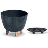  Saksija Lamia 30cm sa nogarima i rezervoarom - antracit S433 | Eponuda.com