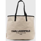 Karl Lagerfeld Torbica bež barva, 245W3856
