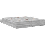  postelja z dodatnim prostorom za shranjevanje Siva Sonoma, (22103330) | Shoptok.si