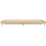  Okvir za krevet boja hrasta 135x190 cm od konstruiranog drva | Eponuda.com