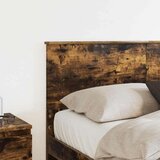  Uzglavlje s uzglavljem Dimljeni hrast 135 cm Konstruirano drvo | shoptok.hr
