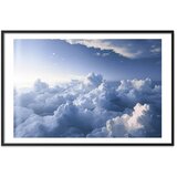  Plakat Aerial Landscapes: Sunbeams Illuminating Puffy Cloud Formations 30x21 Crni okvir s margom | shoptok.hr