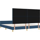 vidaXL Postelja Modra 180x200 cm Tkanina, (22052034) | Shoptok.si