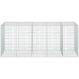  Gabion s žicom debljine 5 mm i mrežom 5x10 cm 250x100x100 cm | shoptok.hr