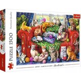 Trefl Muce na kavču 1500-delna sestavljanka - | Shoptok.si