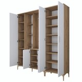 Woody Fashion EA131 - 2801 walnutwhite hall stand | ePonuda.com
