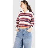 Monterey Crop Polo majica off white stripe