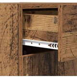 vidaXL Kreveta hrast artisan 42.5 x 40 x 93 cm Konstruirano drvo | shoptok.hr