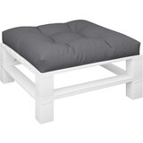  Jastuk za palete antracit 70 x 70 x 12 cm od tkanine | shoptok.hr