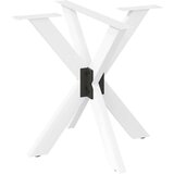  Noge blagovaonskog stola u obliku pauka bijele 85x85x(72-73) cm čelik - Bijela 85 x 85 x (72-73) cm 1 | shoptok.hr