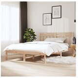  Okvir za krevet od masivnog drva 135 x 190 cm 4FT6 bračni | shoptok.hr