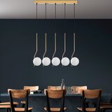 Opviq Luster Tulıp-13830, 80x15x110cm, IP20, Zlatno-bele boje Cene