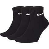 Nike Športne nogavice Everyday Cush Ankle 3-Pack Socks Črna | Shoptok.si