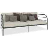 Maison Chic Posteljni okvir - Enojna postelja - Postelja za odrasle za dnevno posteljo siv kovinski 90x200 cm, (21695048) Cene