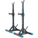 THUNDER Stojalo za utež ⚡® PRESA⚡ – Dvodelno stojalo, nosilnost 200 kg, 12-stopenjska višinska regulacija, varnostna asekuracija, (5000089856) | Shoptok.si