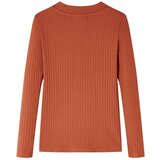  Dječja majica s dugim rukavima boja konjaka 92 | shoptok.hr