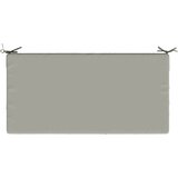  Jastuk za sjedalo SOEST 100% poliester Siva 120 x 60 x 10 cm Slike