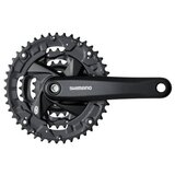 Shimano pogon fc-m371-l, za 9-brzina, 170mm, 48x36x26tw/o cg, chain case compatible, crni, w/crank fixing bolt, logo, ind.pack ( EF Cene