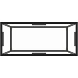  Konzolni stol prozirni 80 x 35 x 75 cm od kaljenog stakla | shoptok.hr