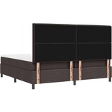 Box Spring Krevet s Madracem Tamno smeđi 200x200 cm Tkanina | shoptok.hr