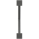  Noge za blagovaonski stol u obliku slova X, 2 kom, antracit, 70 x (72-73) cm, čelik | shoptok.hr