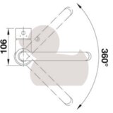 Blanco MIDA, HD, ANTRACIT/KROM, IZGLED SILGRANIT 519415 | Shoptok.si