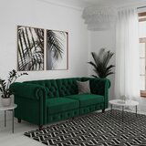 Støraa Tamno zelena baršunasti sklopiva sofa 236 cm Felix – | shoptok.hr