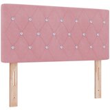 vidaXL Uzglavlje s Kristalnim Dugmadi Tufted Ružičasta 100 cm Baršun Cijene