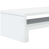 vidaXL Stojalo za monitor bela 54x22x15 cm inženirski les | Shoptok.si